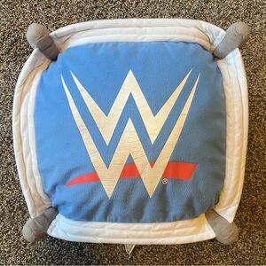 WWE Wrestling Ring Blue Square Pillow 2013